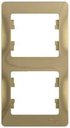 Schneider Electric Glossa GSL000406 Рамка 2-постовая вертикальная (титан)