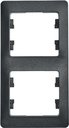 Schneider Electric Glossa GSL000706 Рамка 2-постовая вертикальная (антрацит)