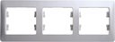 Schneider Electric Glossa GSL000603 Рамка 3-постовая горизонтальная (перламутр)