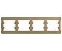 Schneider Electric Glossa GSL000404 Рамка 4-постовая горизонтальная (титан)