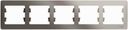 Schneider Electric Glossa GSL001205 Рамка 5-постовая горизонтальная (платина)