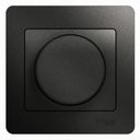 Schneider Electric Glossa GSL000734 Светорегулятор поворотный (300 Вт, R, в сборе, скрытая установка, антрацит)