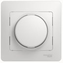 Schneider Electric Glossa GSL000136 Светорегулятор поворотный (600 Вт, R+L+C, в сборе, скрытая установка, белый)