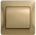 Schneider Electric Glossa GSL000412 Выключатель одноклавишный (10 А, в сборе, скрытая установка, титан)