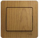 Schneider Electric Glossa GSL000512 Выключатель одноклавишный (10 А, в сборе, скрытая установка, дуб)
