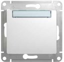 Schneider Electric Glossa GSL000119 Выключатель однокнопочный без фиксации с табличкой (10 А, под рамку, скрытая установка, белый)
