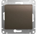 Schneider Electric Glossa GSL000861 Переключатель одноклавишный (10 А, под рамку, скрытая установка, шоколад)