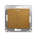 Schneider Electric Glossa GSL000563 Переключатель одноклавишный с подсветкой (10 А, под рамку, скрытая установка, дуб)