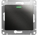 Schneider Electric Glossa GSL000763 Переключатель одноклавишный с подсветкой (10 А, под рамку, скрытая установка, антрацит)