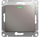 Schneider Electric Glossa GSL001263 Переключатель одноклавишный с подсветкой (10 А, под рамку, скрытая установка, платина)