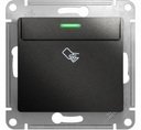 Schneider Electric Glossa GSL000769 Выключатель для ключ-карты с подсветкой (10 А, под рамку, скрытая установка, антрацит)