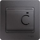 Schneider Electric Glossa GSL001338 Термостат электронный для теплых полов +5…+50°С (10 А, 220 В, в сборе, скрытая установка, графит)