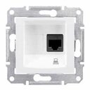 Schneider Electric Sedna SDN4300121 Розетка компьютерная (RJ45, cat.5e, UTP, под рамку, скрытая установка, белая)