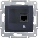 Schneider Electric Sedna SDN4300170 Розетка компьютерная (RJ45, cat.5e, UTP, под рамку, скрытая установка, графит)