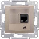Schneider Electric Sedna SDN4500168 Розетка компьютерная (RJ45, cat.5e, STP, под рамку, скрытая установка, титан)