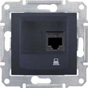 Schneider Electric Sedna SDN4500170 Розетка компьютерная (RJ45, cat.5e, STP, под рамку, скрытая установка, графит)