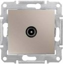 Schneider Electric Sedna SDN3201268 Розетка телевизионная проходная (TV, 8 дБ, под рамку, скрытая установка, титан)