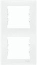 Schneider Electric Sedna SDN5801121 Рамка 2-постовая (вертикальная, белая)