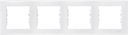 Schneider Electric Sedna SDN5800721 Рамка 4-постовая (горизонтальная, белая)