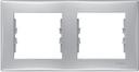 Schneider Electric Sedna SDN5800360 Рамка 2-постовая (горизонтальная, алюминий)
