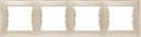 Schneider Electric Sedna SDN5800768 Рамка 4-постовая (горизонтальная, титан)
