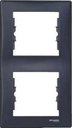 Schneider Electric Sedna SDN5801170 Рамка 2-постовая (вертикальная, графит)
