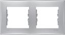 Schneider Electric Sedna SDN5810360 Рамка 2-постовая (IP44, горизонтальная, алюминий)