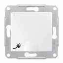 Schneider Electric Sedna SDN3100121 Розетка с заземляющим контактом (16 А, под рамку, скрытая установка, шторки, крышка, белая)