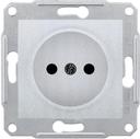 Schneider Electric Sedna SDN2900160 Розетка без заземляющего контакта (16 А, под рамку, скрытая установка, алюминий)