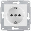 Schneider Electric Sedna SDN3000521 Розетка с заземляющим контактом (16 А, под рамку, скрытая установка, белая)
