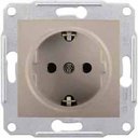 Schneider Electric Sedna SDN3000568 Розетка с заземляющим контактом (16 А, под рамку, скрытая установка, титан)