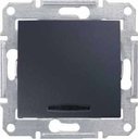 Schneider Electric Sedna SDN0400370 Выключатель одноклавишный с красной подсветкой (10 А, под рамку, скрытая установка, графит)
