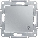 Schneider Electric Sedna SDN0900160 Выключатель однокнопочный "Свет" (10 А, под рамку, скрытая установка, алюминий)