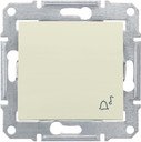 Schneider Electric Sedna SDN0800147 Кнопка для звонка (10 А, под рамку, скрытая установка, бежевый)