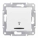 Schneider Electric Sedna SDN1600421 Кнопка для звонка (10 А, под рамку, синяя подсветка, скрытая установка, белый)