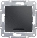 Schneider Electric Sedna SDN1500270 Переключатель одноклавишный с синей подсветкой (16 А, под рамку, скрытая установка, графит)