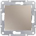 Schneider Electric Sedna SDN0420168 Переключатель однокнопочный (10 А, под рамку, скрытая установка, титан)