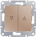 Schneider Electric Sedna SDN1300168 Выключатель для жалюзи (10 А, без фиксации, под рамку, скрытая установка, титан)
