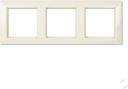 Jung Eco profi EP483 Рамка 3-постовая (горизонтальная, слоновая кость)