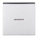 Jung Eco profi EP490KOAL Клавиша одиночная с линзой (алюминий)