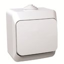Schneider Electric Этюд BA10-046B Переключатель одноклавишный (10 А, в сборе, открытая установка, IP44, белый)