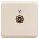 Schneider Electric Этюд TVA-002K Розетка телевизионная (TV, в сборе, открытая установка, кремовая)