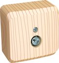 Schneider Electric Этюд TVA-002D Розетка телевизионная (TV, в сборе, открытая установка, сосна)