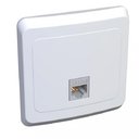 Schneider Electric Этюд KOMC-001B Розетка компьютерная (RJ45, в сборе, скрытая установка, белая)