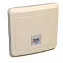 Schneider Electric Этюд KOMC-001K Розетка компьютерная (RJ45, в сборе, скрытая установка, кремовая)