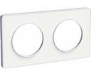 Schneider Electric Odace S52P804 Рамка 2-постовая (белая)