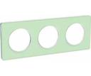 Schneider Electric Odace S52P806S Рамка 3-постовая (зеленый лед)