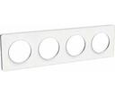 Schneider Electric Odace S52P808 Рамка 4-постовая (белая)