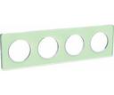 Schneider Electric Odace S52P808S Рамка 4-постовая (зеленый лед)