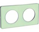 Schneider Electric Odace S53P804S Рамка 2-постовая (зеленый лед)